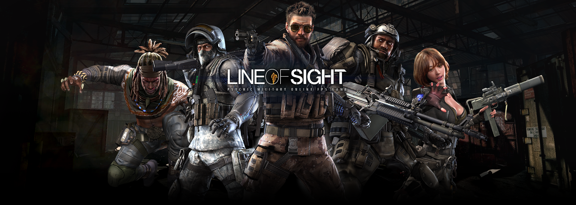Line of Sight hero character artwork